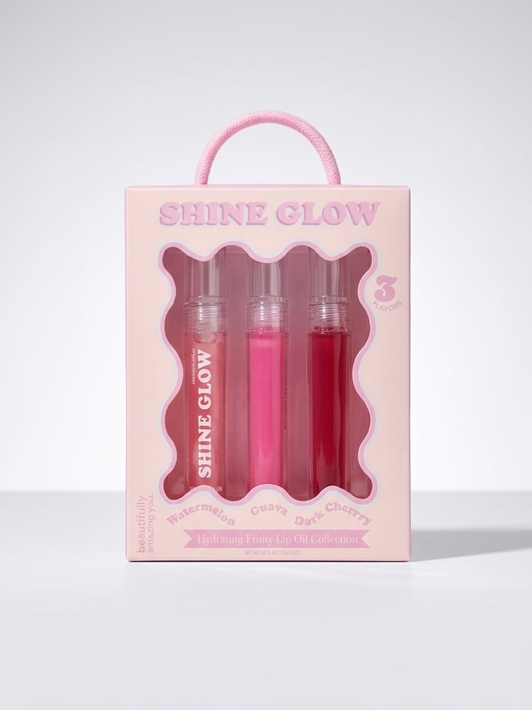 Shine Glow set gloss rosa