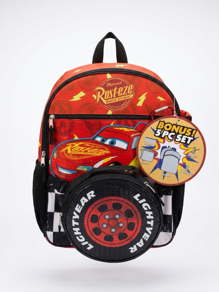 Mochila Cars 3 Piezas