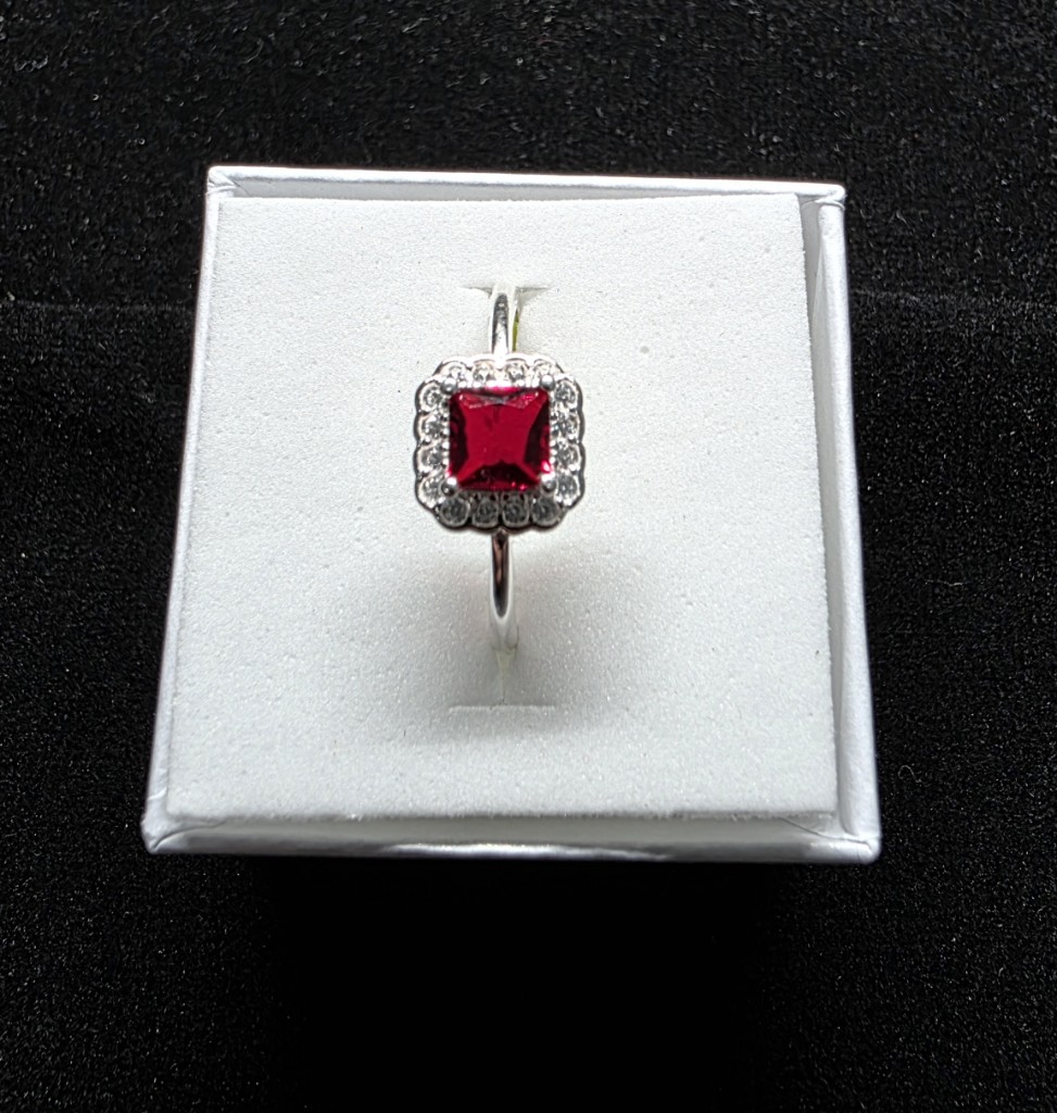Anillo Gemcart Rojo