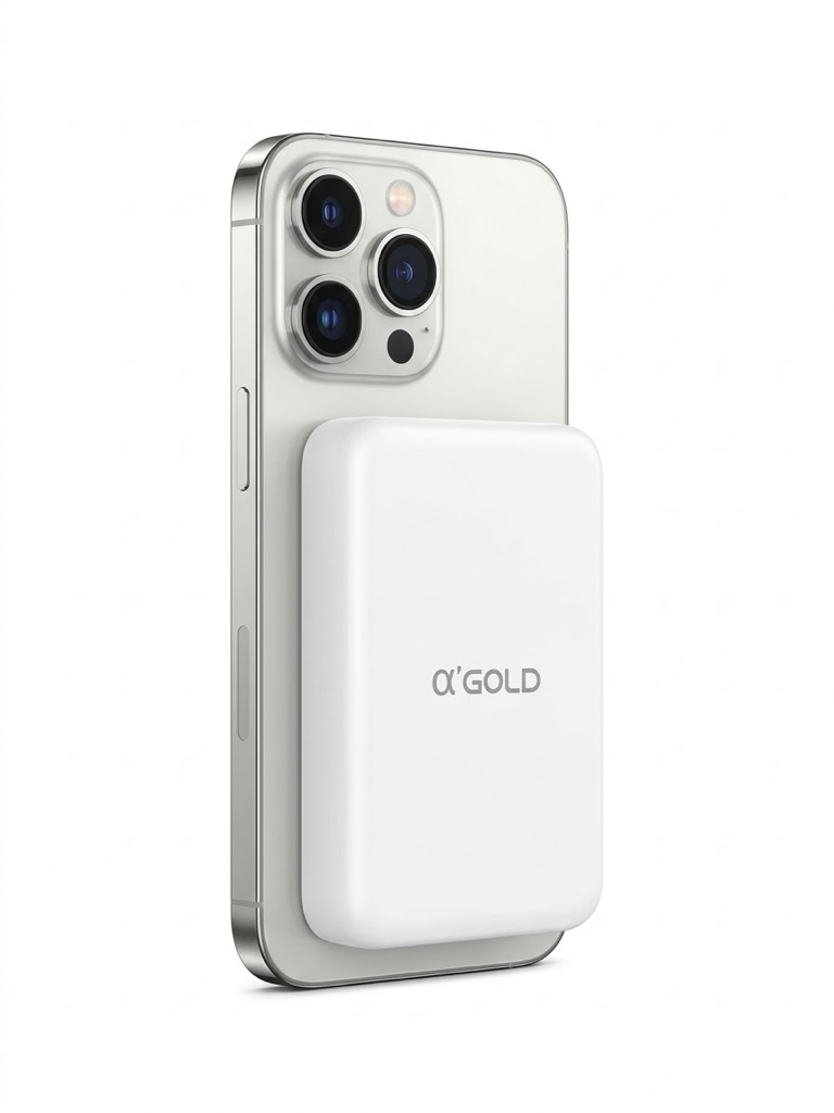 Power Bank Indução 10.000 mAh magnético