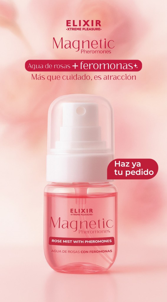 Agua de Rosas con Feromonas