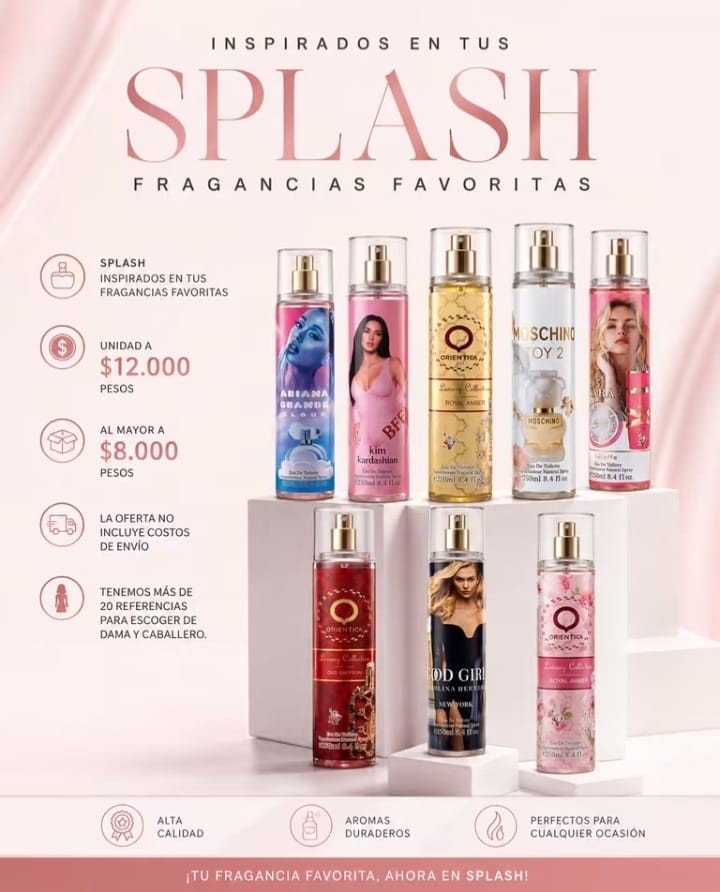 PERFUMES EN ACRÍLICO