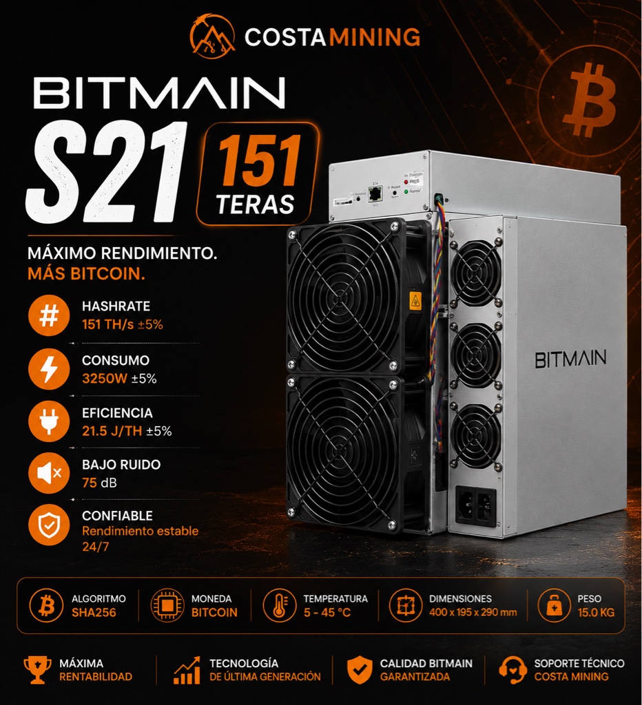 BITMAIN S21 151TH