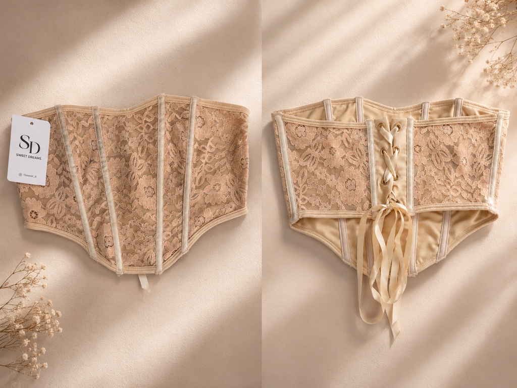 Corset beige estraple