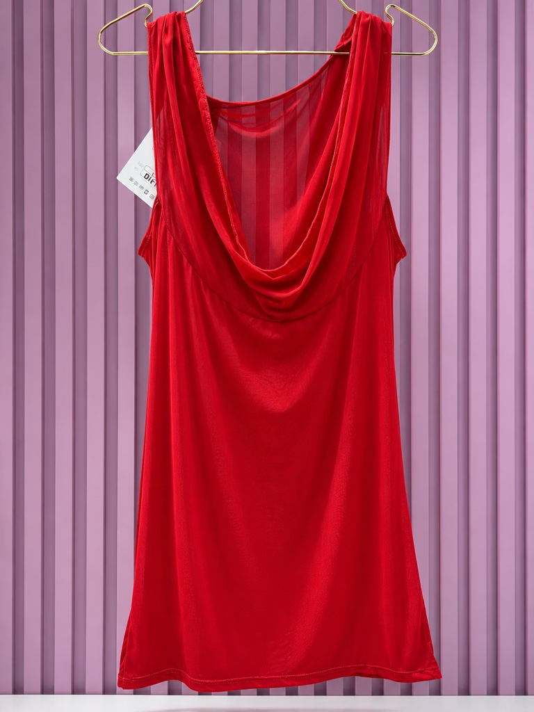 Salida de baño roja
