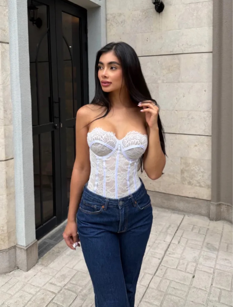 Body blanco encaje