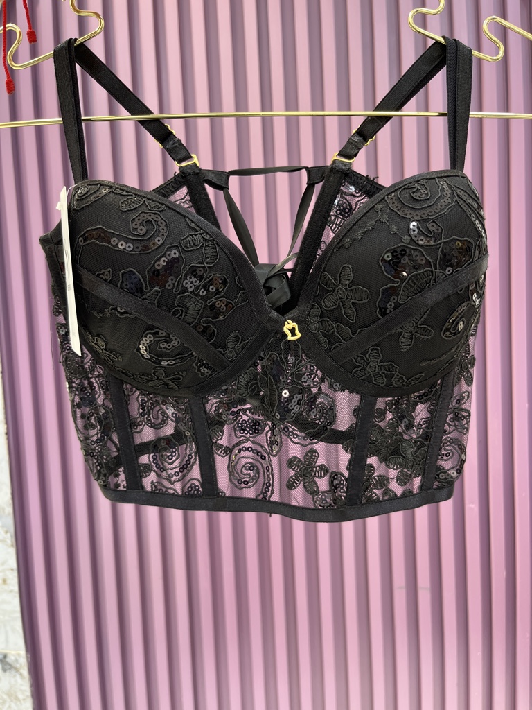 Corset lentejuelas