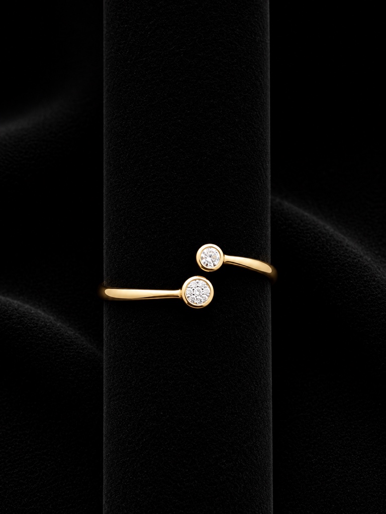 Anillo 2 piedras OL