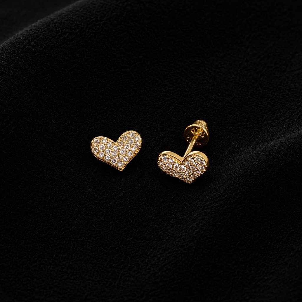 Aretes ortopédicos de corazón OL