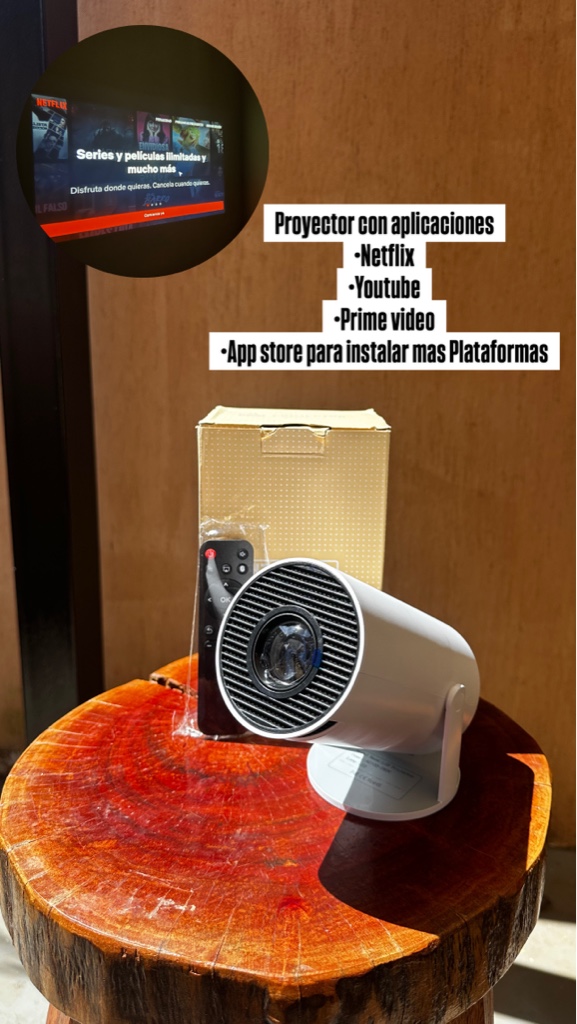 Proyector blanco smart