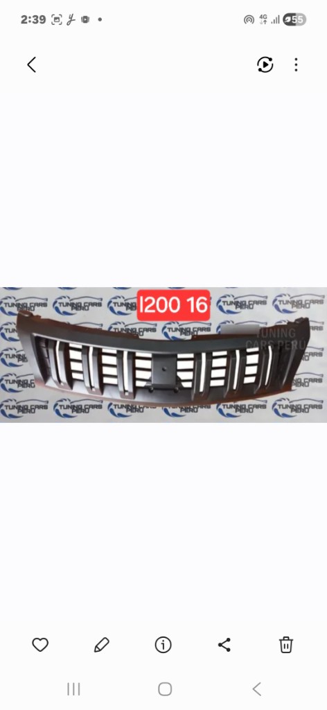 Mascara l200 16 negro