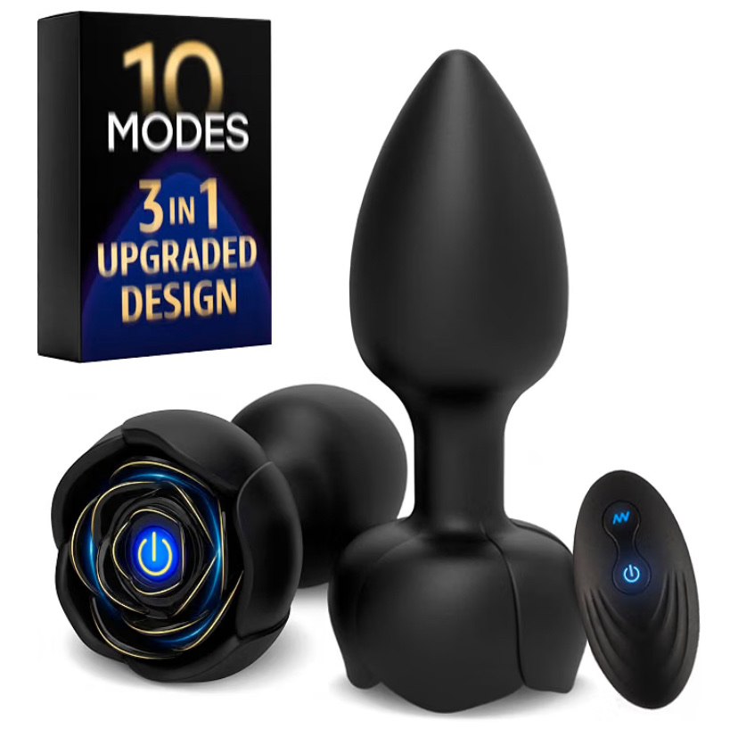 Plug Anal Vibrador con Control – Talla M
