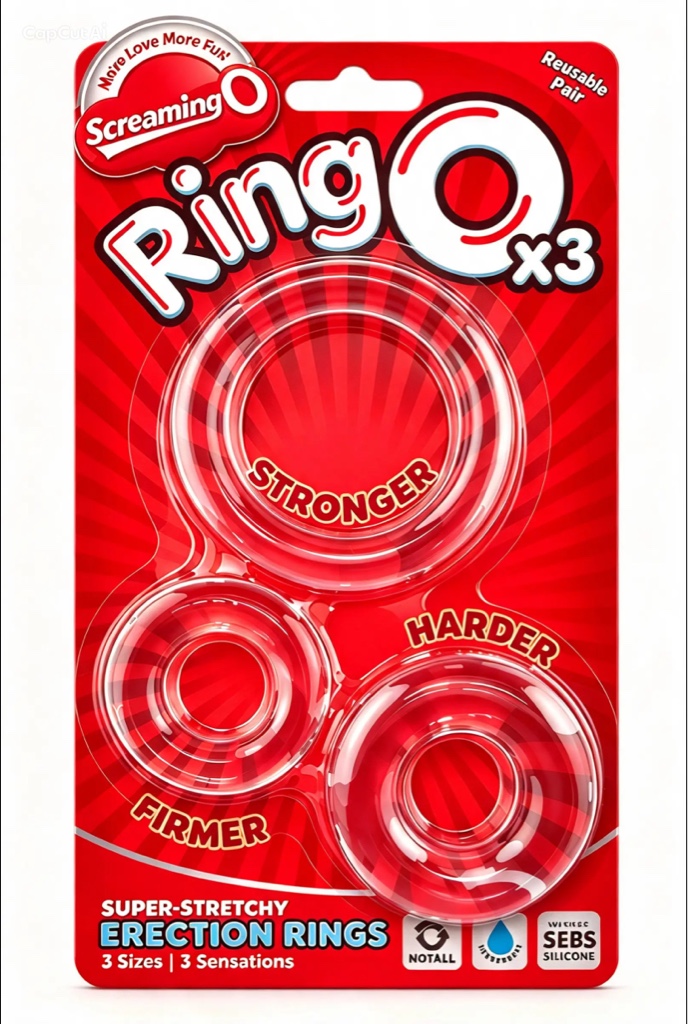 Set de Anillos Retardantes – 3 piezas