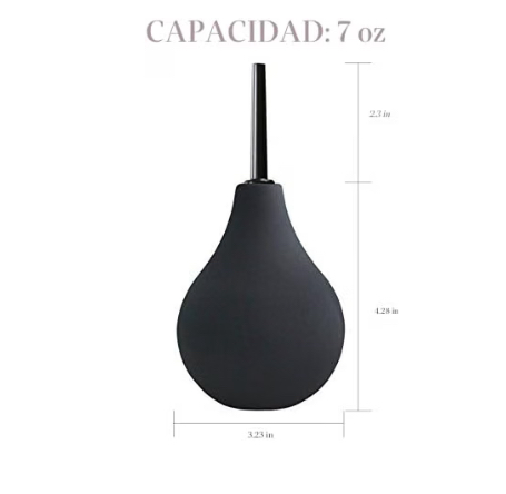Ducha anal negro  7oz
