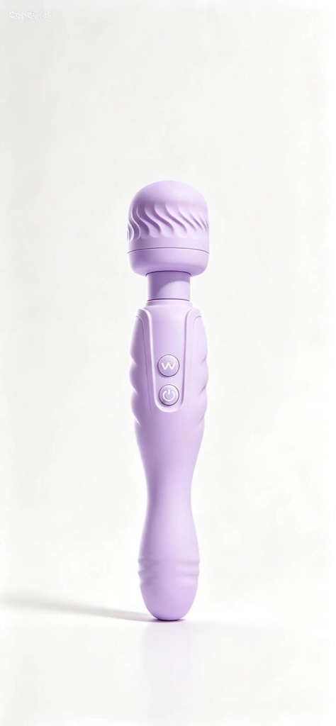 Vibrator Wand 2 en 1 lila