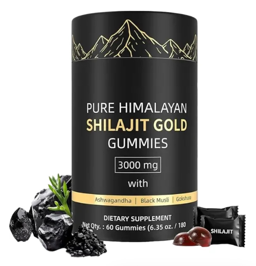 Gomitas Shilajit puras del Himalaya  1unidad
