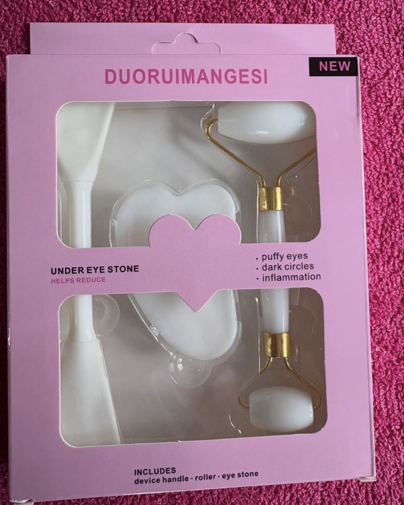 DUORUIMANGESI roller ojos blanco kit facial