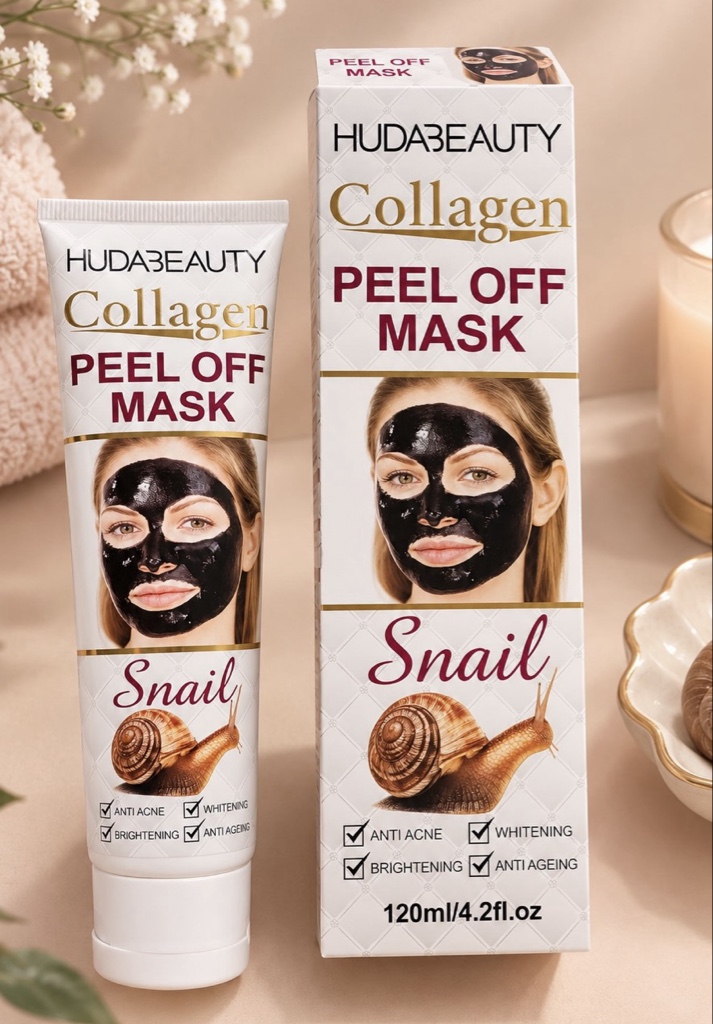 Collagen Snail Peel Off Mask black