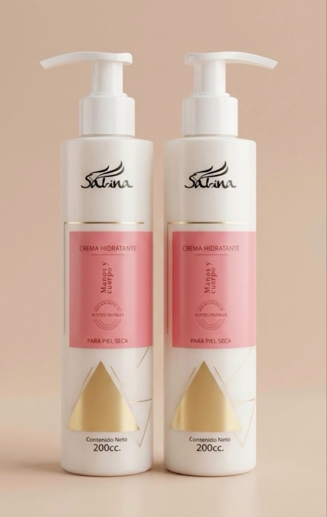 Sabina crema hidratante manos y cuerpo