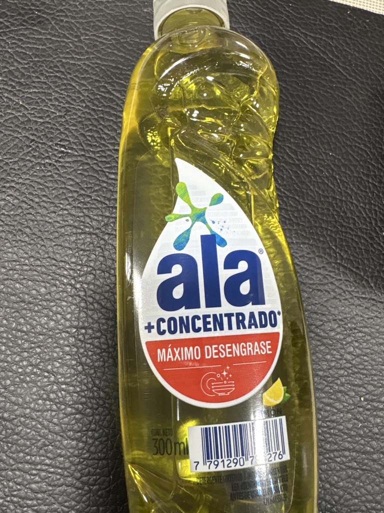Detergente Ala concentrado limón 300