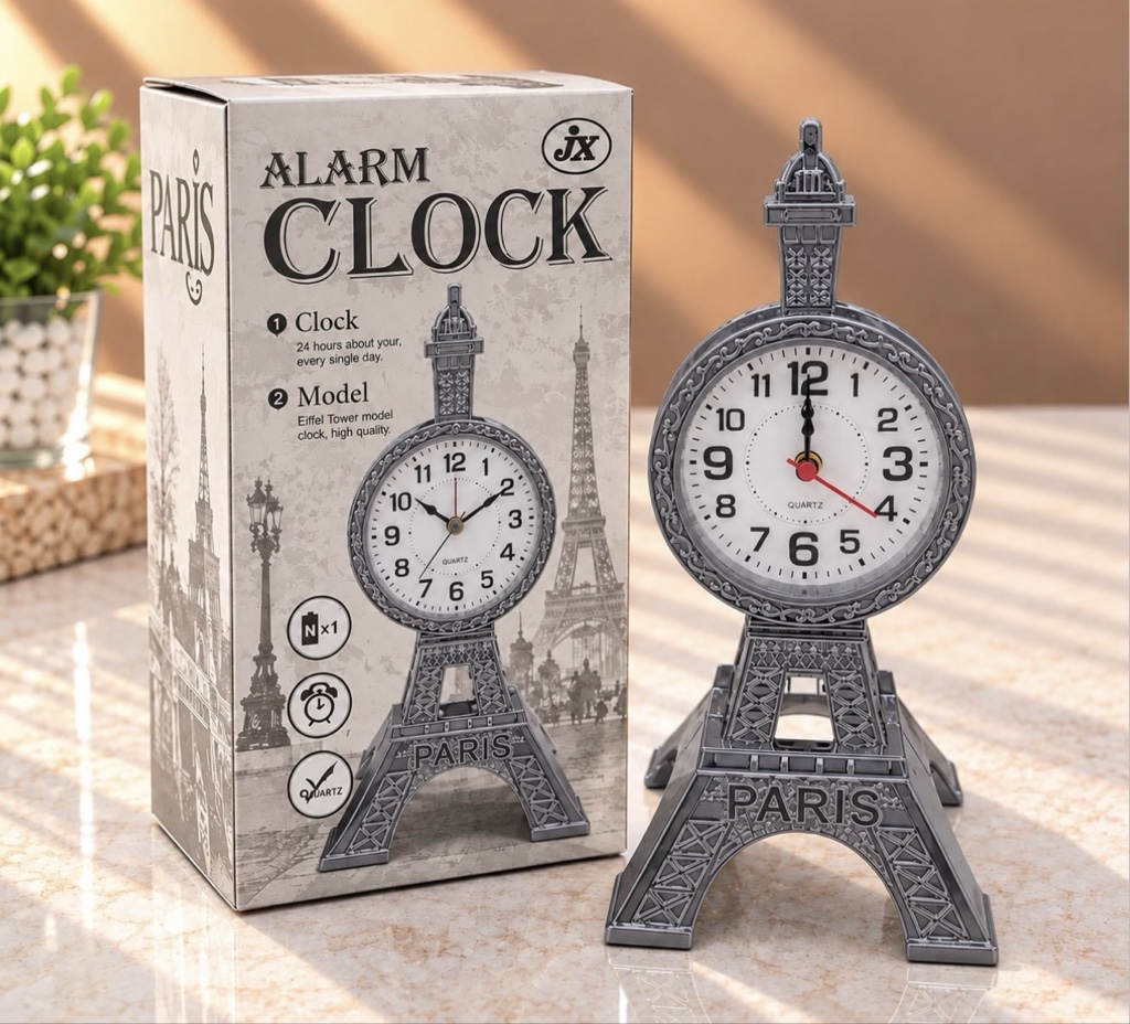 RELOJ DESPERTADOR TORRE PARIS