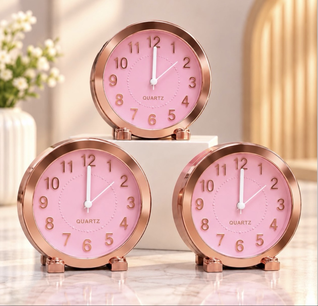 RELOJ DESPERTADOR REDONDO 120