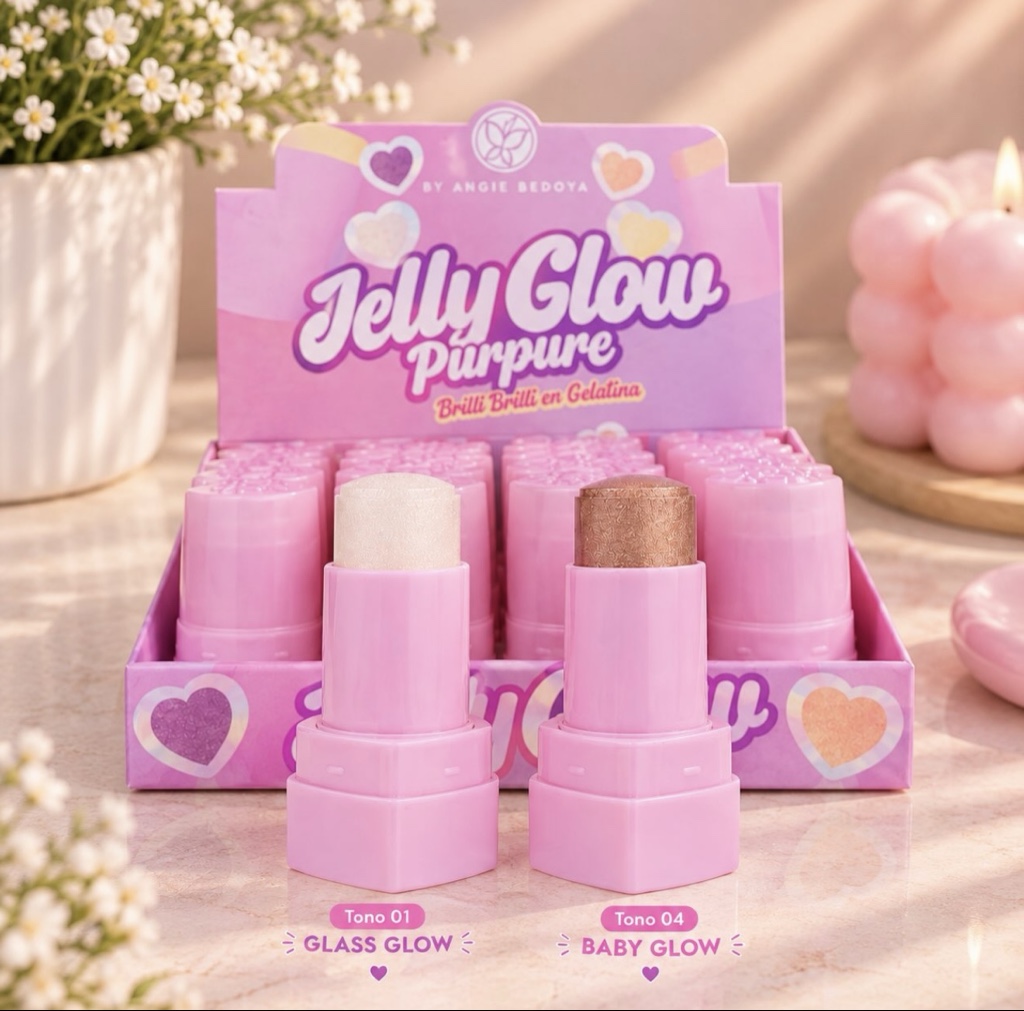 JELLY GLOW EN CORAZON GELATINA PURPUR