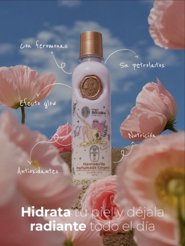 Mantequilla Corporal perfumada feromonas Ritual Botanico 240 ML