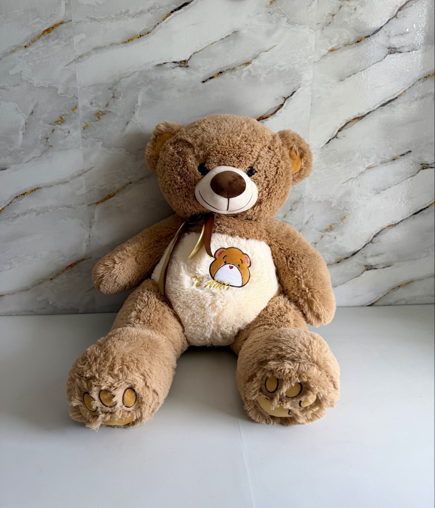 Oso caramelo, estampado barriga 1m