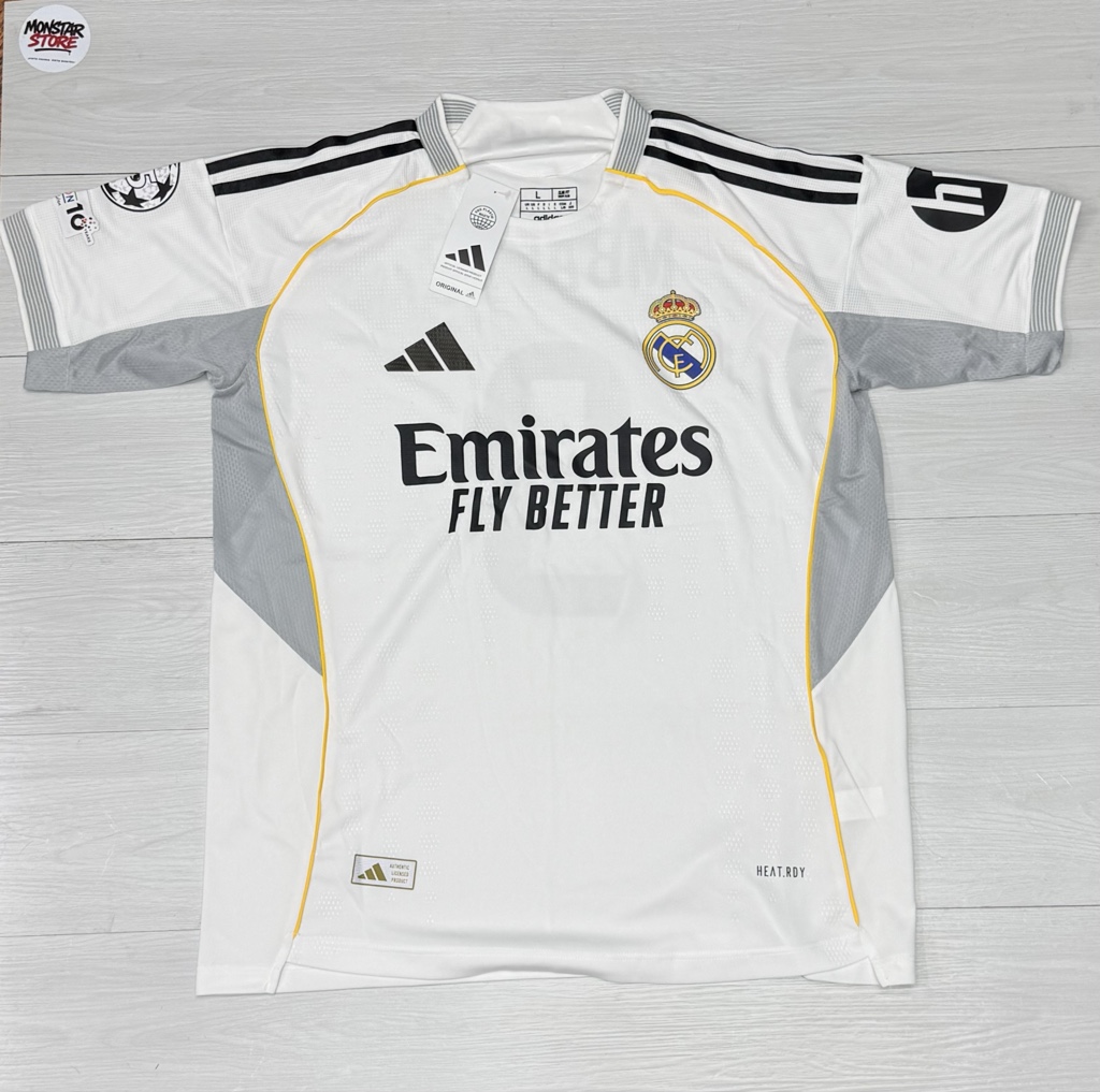 Real Madrid Local 2025-2026 (Dorsal 9 Mbappe)