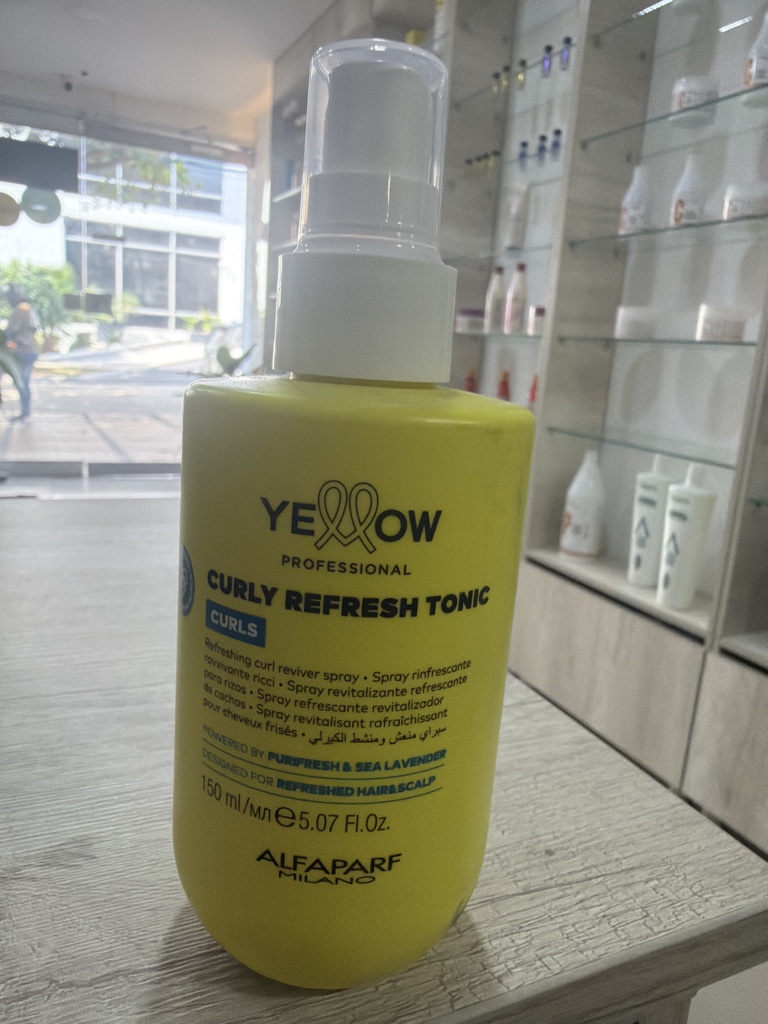 Yellow Professional Curly Refresh Tonic