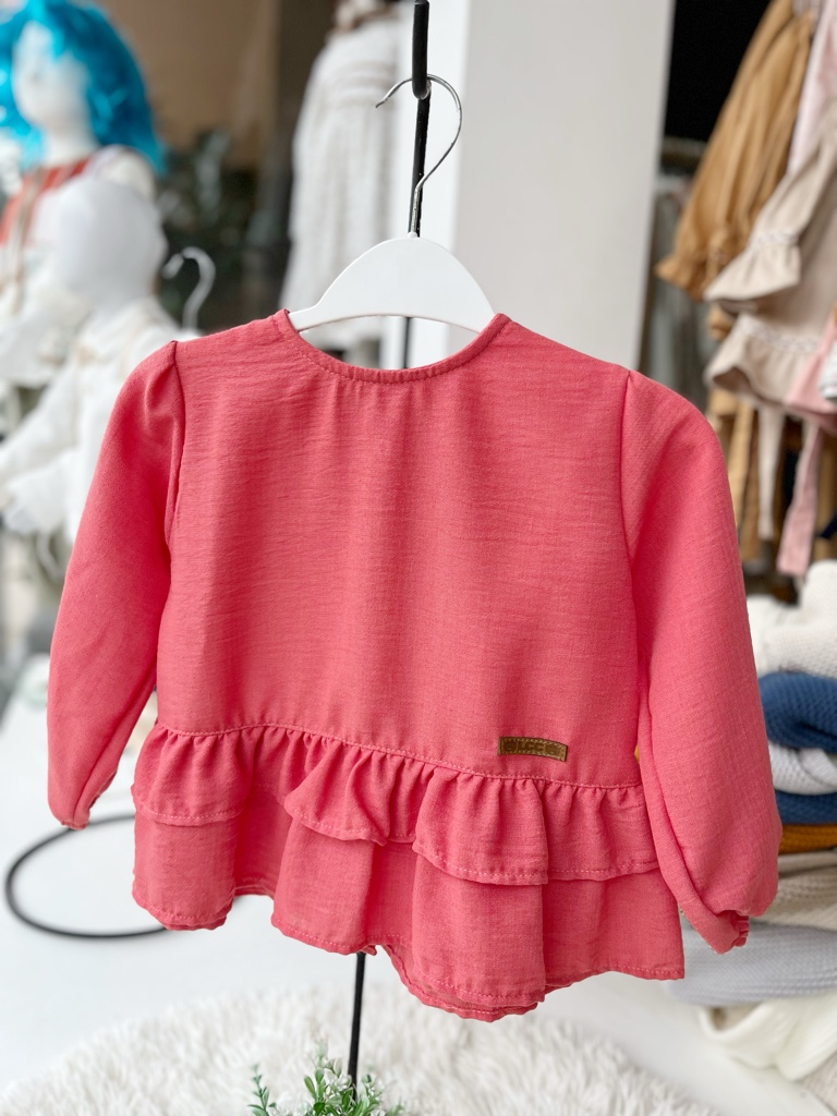 Blusa Daphne coral