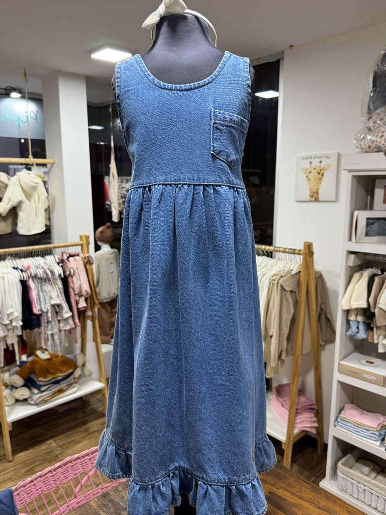 Vestido Bolsillo Jean T8
