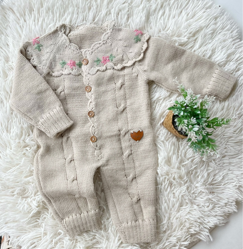Entero tejido “Sole” beige
