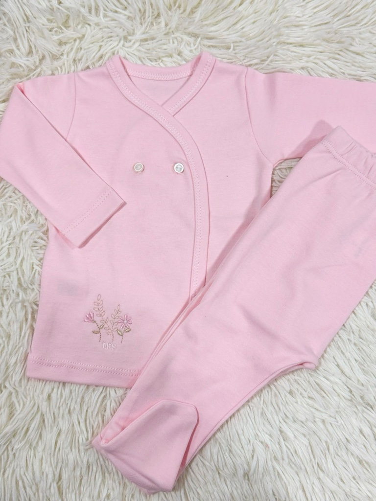 Bata y pelele de algodón T2