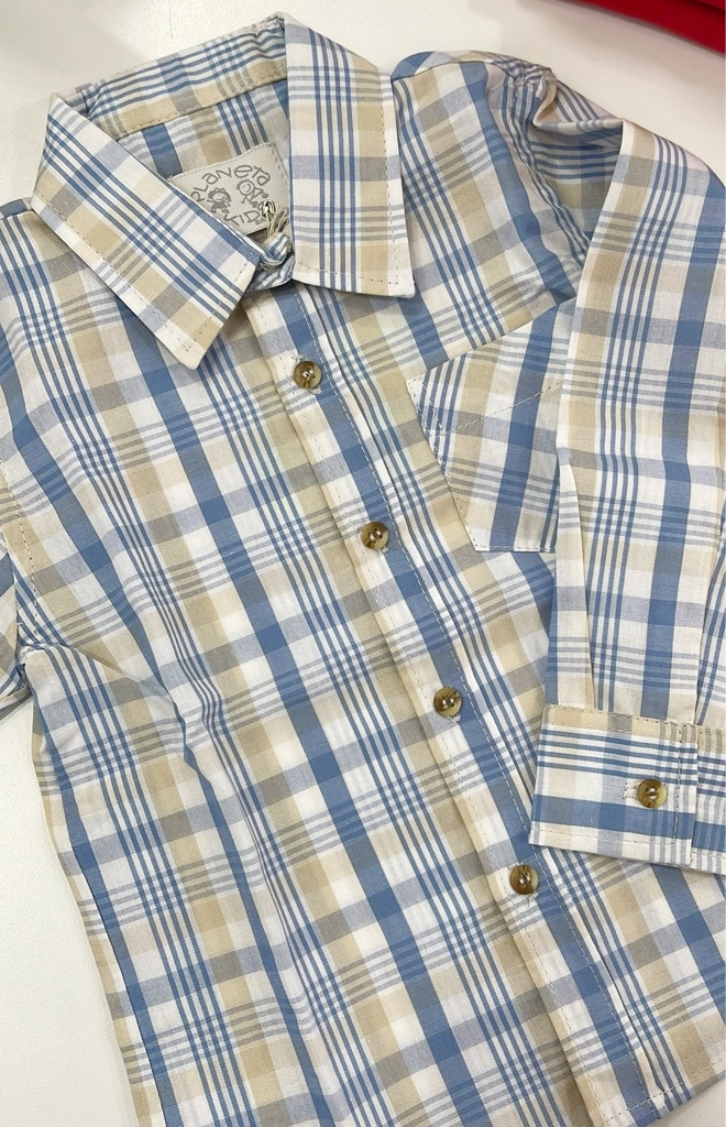 Camisa cuadrillé