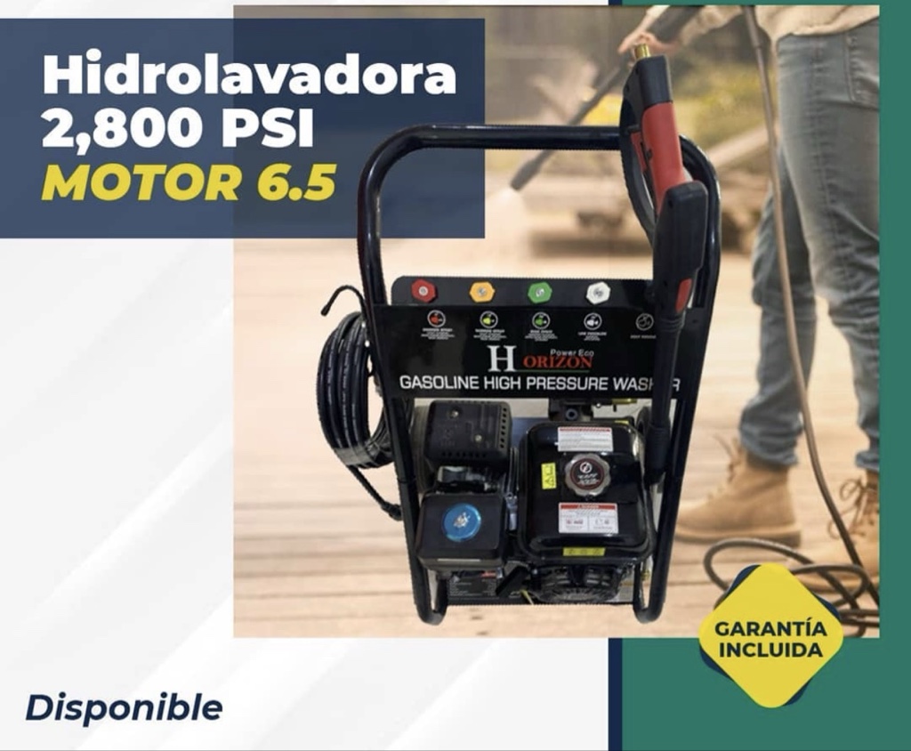 Hidrolavadora 2,700psi