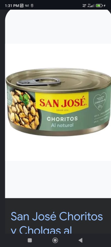 Chorito al agua
