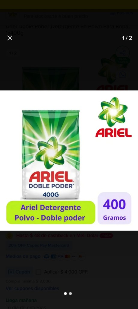 Ariel 400 grms