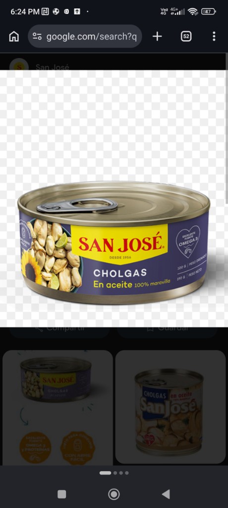 Cholga en aceite