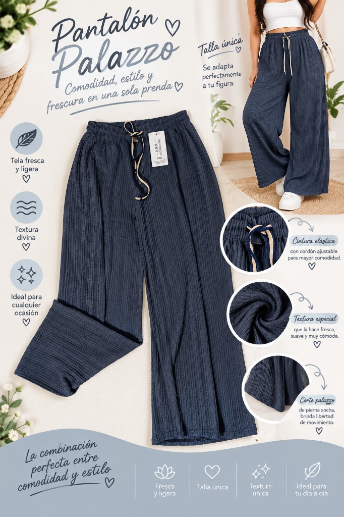 Pantalon palazzo