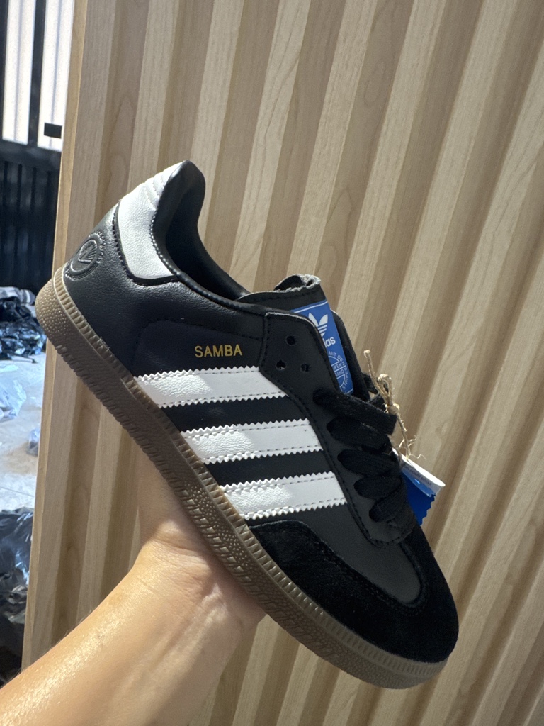 Tenis Samba Adidas Negro Blanco