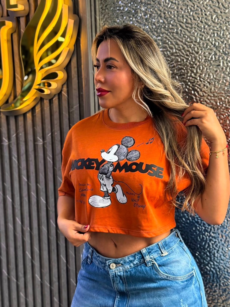 Básica Oversize Mickey Mouse Corta BJ