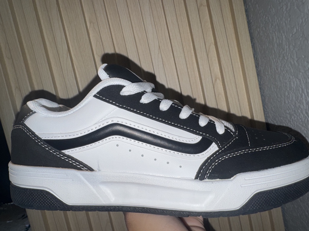 Tenis VANS Negro Blanco