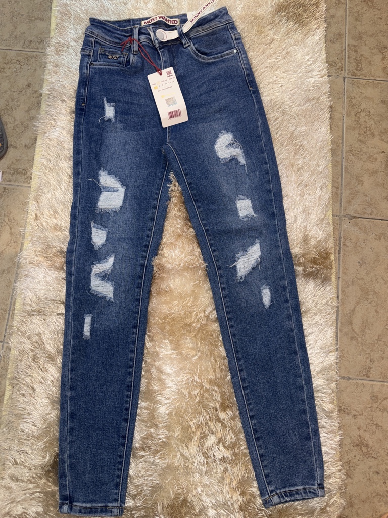JEANS MOS WANTED SKINNY Roto