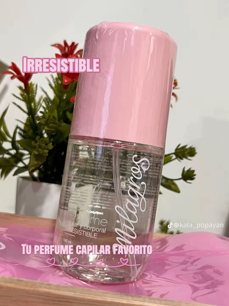 Perfume corporal y capilar Irresistible Milagros