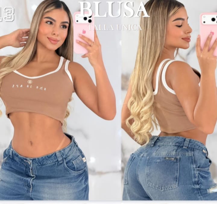 Blusas Cortas BJ she is art