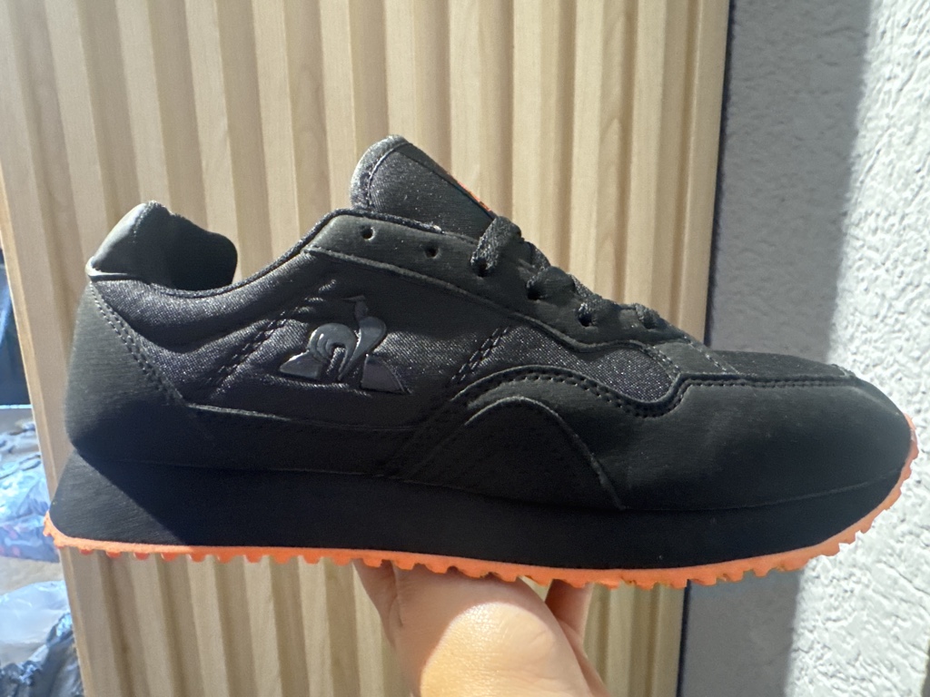Tenis Le Coq Sportif Naranja Negro