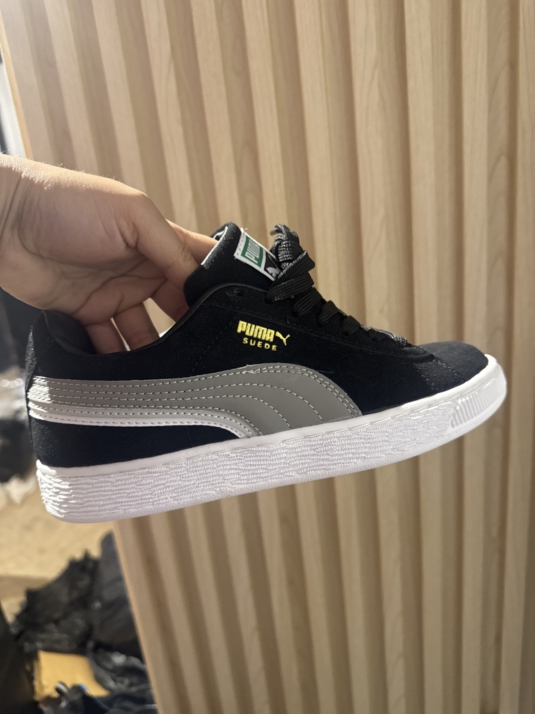 Tenis Puma Negro Gris