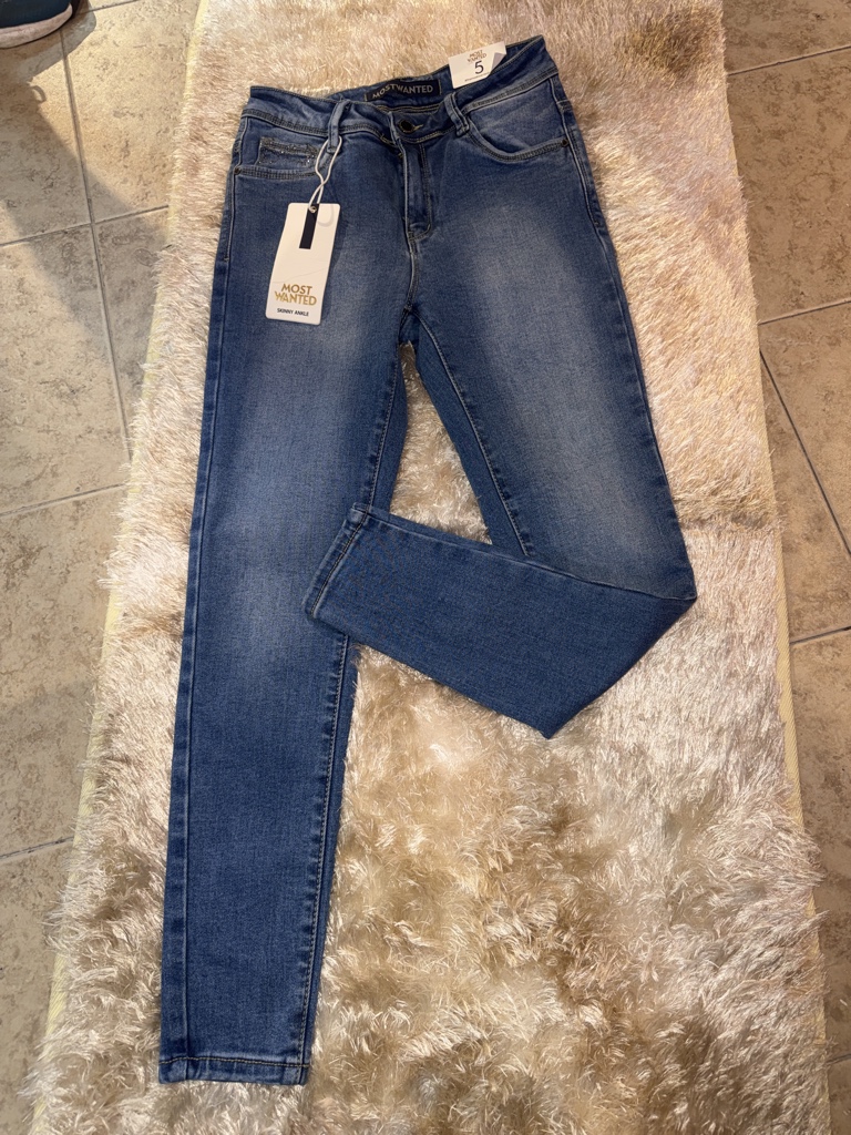 Jeans DAMA MOST WANTED brillitos